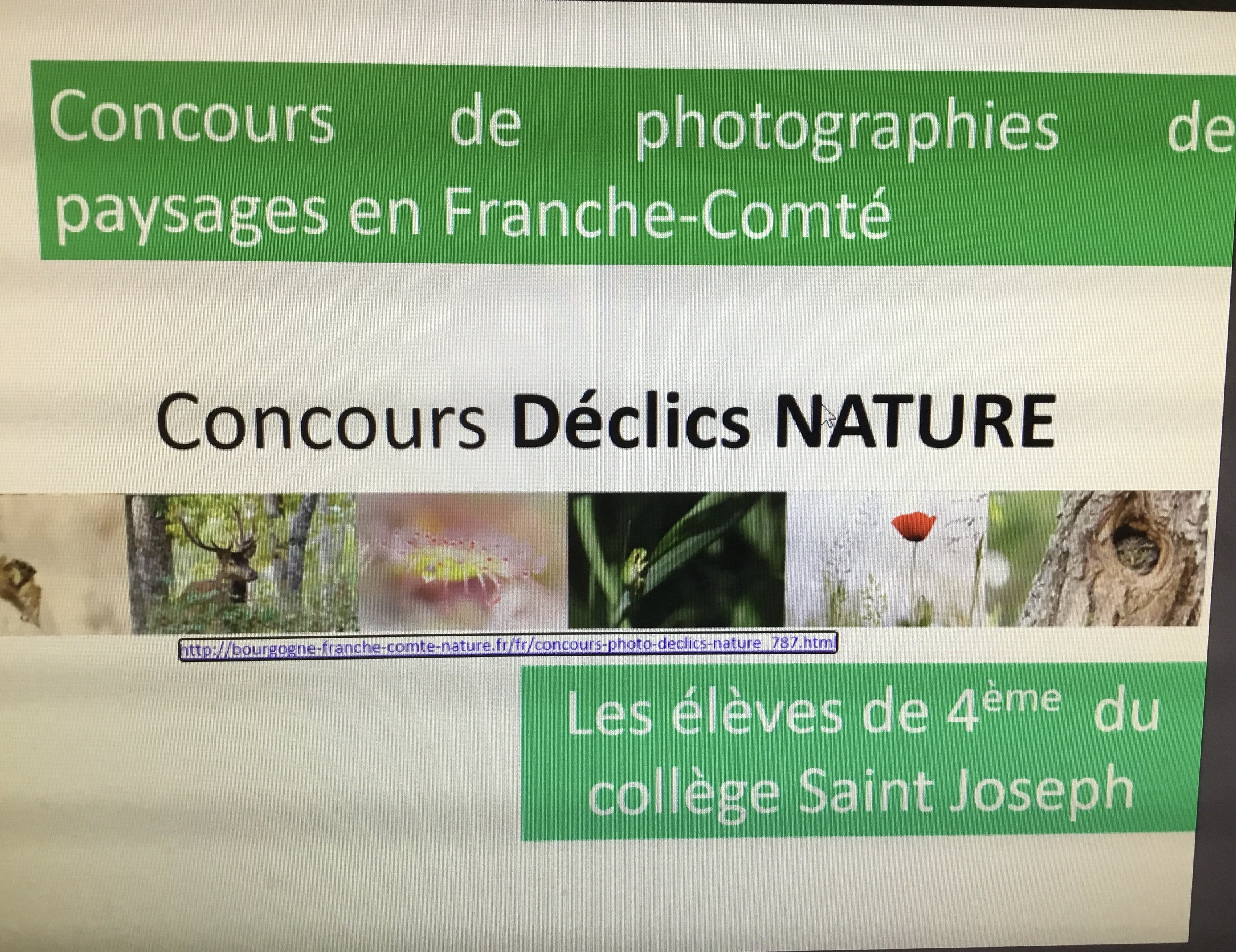 SVT : Concours DÉCLICS Photographies de paysages en Franche-Comté ...