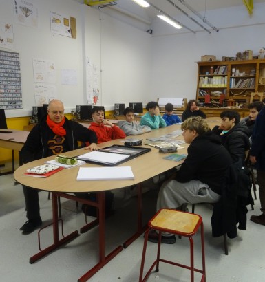 François Roussel, auteur-illustrateur, à Saint Joseph