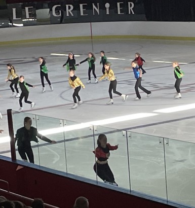 Sortie au gala de fin d'année de patinage artistique de Besançon
