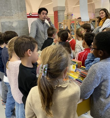 Visite de la Médiathèque Pierre Bayle pour les CE1
