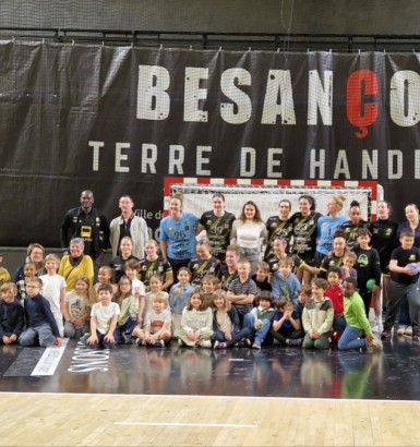 Rencontre de handball féminin Palente contre Rennes