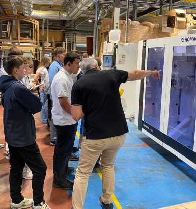 Visite de l’entreprise ADECO à Châtillon-le-Duc
