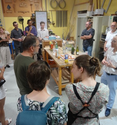 Vernissage du projet de réalisation des élèves de Tle BMA Ebéniste
