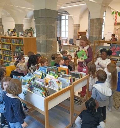 Sortie Médiathèque Pierre Bayle pour la classe GS/CP
