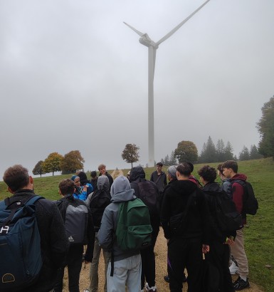 Les électriciens en sortie pédagogique à Saint-Imier en Suisse