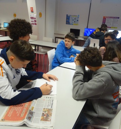 La classe de 3e Prépa-métiers participe au concours "Entreprise à la Une"