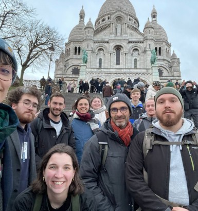 La classe de Tle BMA Ebéniste en sortie pédagogique à Paris