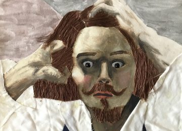 Exposition des 3èmes : Remake Le Désespéré de Gustave Courbet