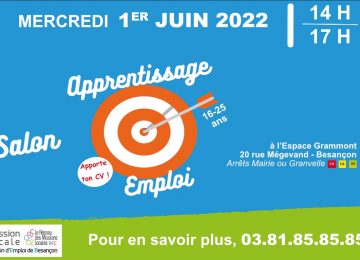 Salon de l’apprentissage organisé à Besançon le mercredi 1er juin 2022